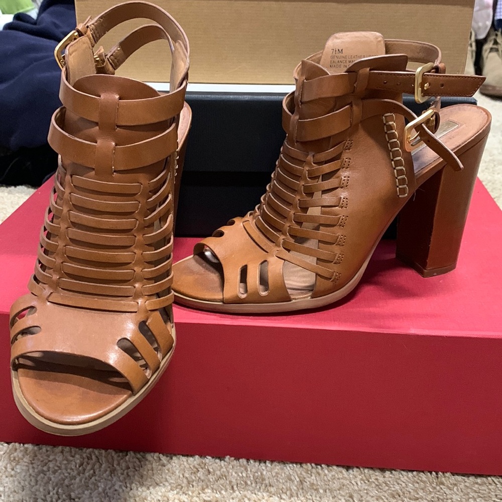 Halogen Leather Sandals